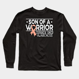 Son Of A Warrior Esophageal Cancer Awareness Long Sleeve T-Shirt